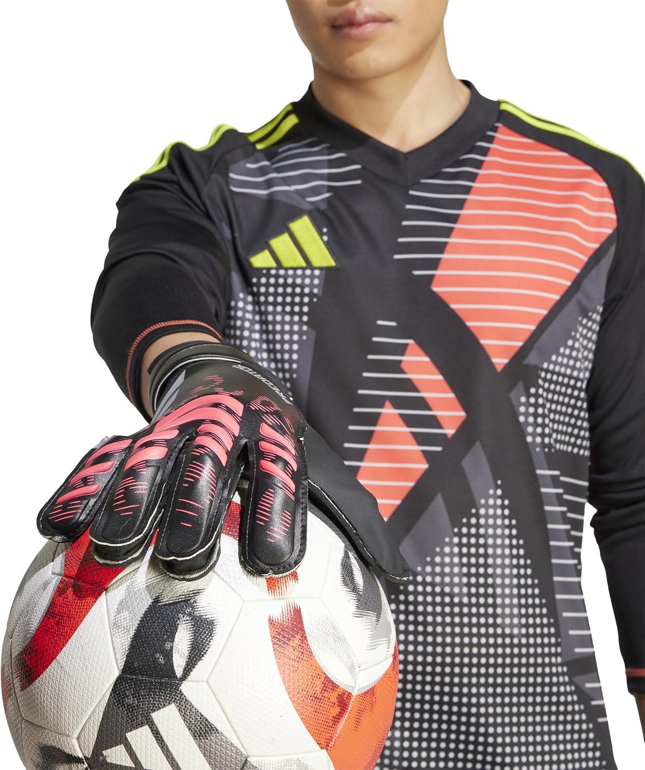 image:imageAdidas Predator Training Goalie Soccer GlovesBlackBlackLucid Red