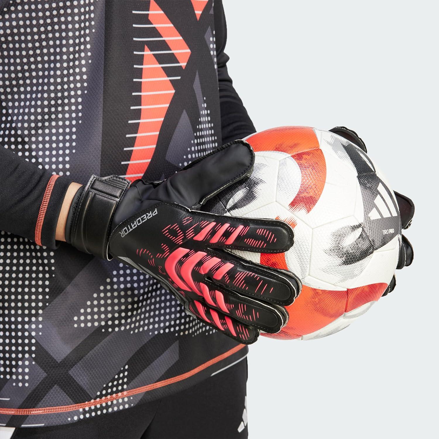 image:imageAdidas Predator Training Goalie Soccer GlovesBlackBlackLucid Red