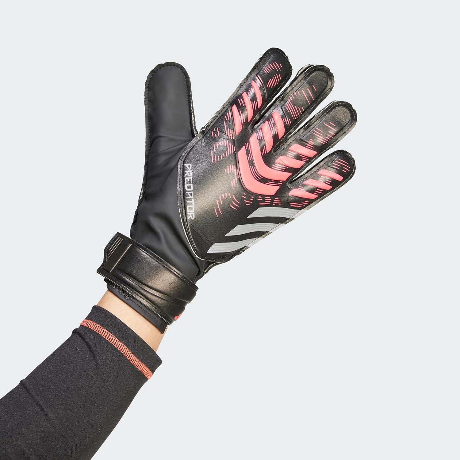 image:imageAdidas Predator Training Goalie Soccer GlovesBlackBlackLucid Red