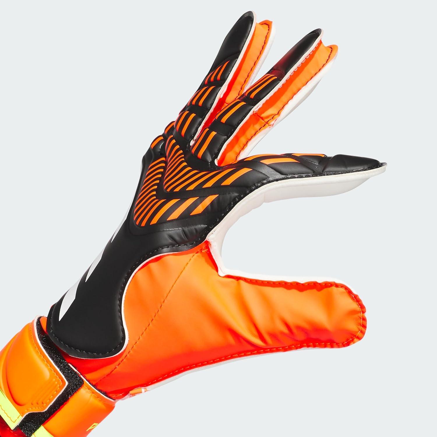 image:imageAdidas Predator Training Goalie Soccer GlovesBlackSolar RedSolar Yellow
