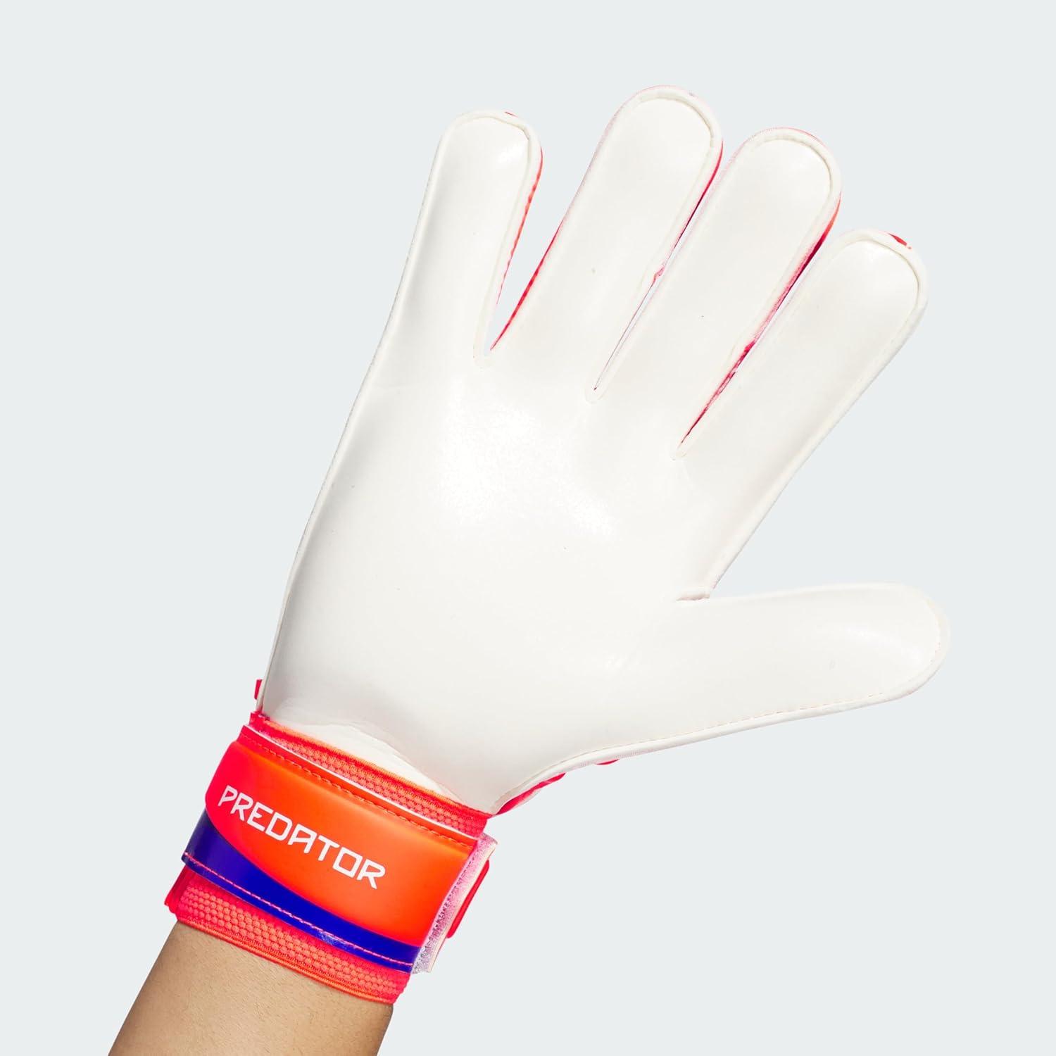 image:imageAdidas Predator Training Goalie Soccer GlovesLucid BlueSolar RedWhite