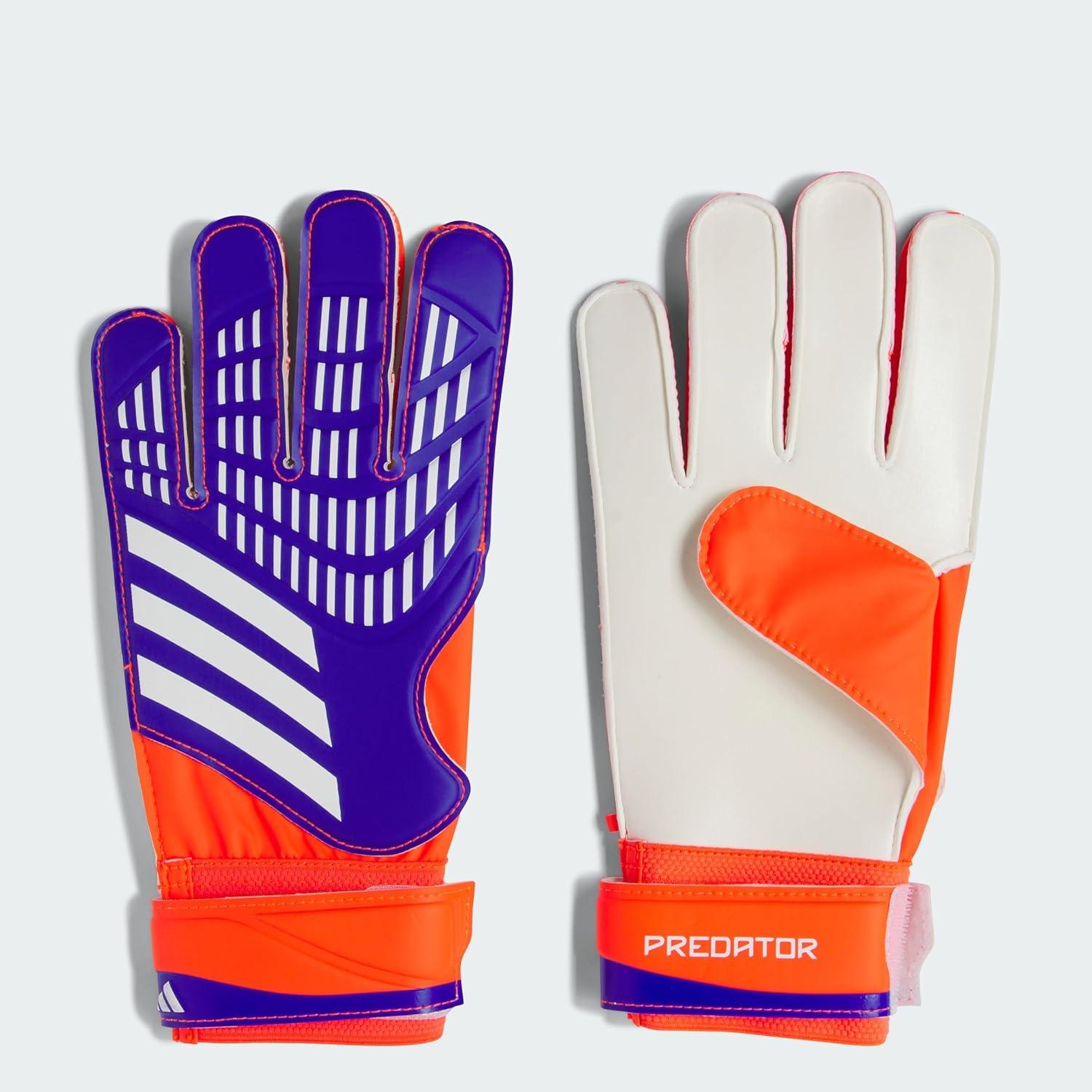 image:imageAdidas Predator Training Goalie Soccer GlovesLucid BlueSolar RedWhite