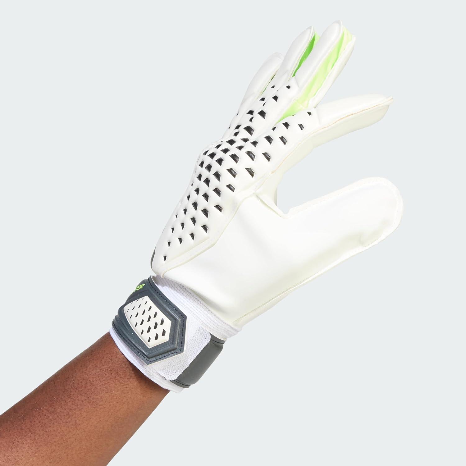 image:imageAdidas Predator Training Goalie Soccer GlovesWhiteLucid LemonBlack