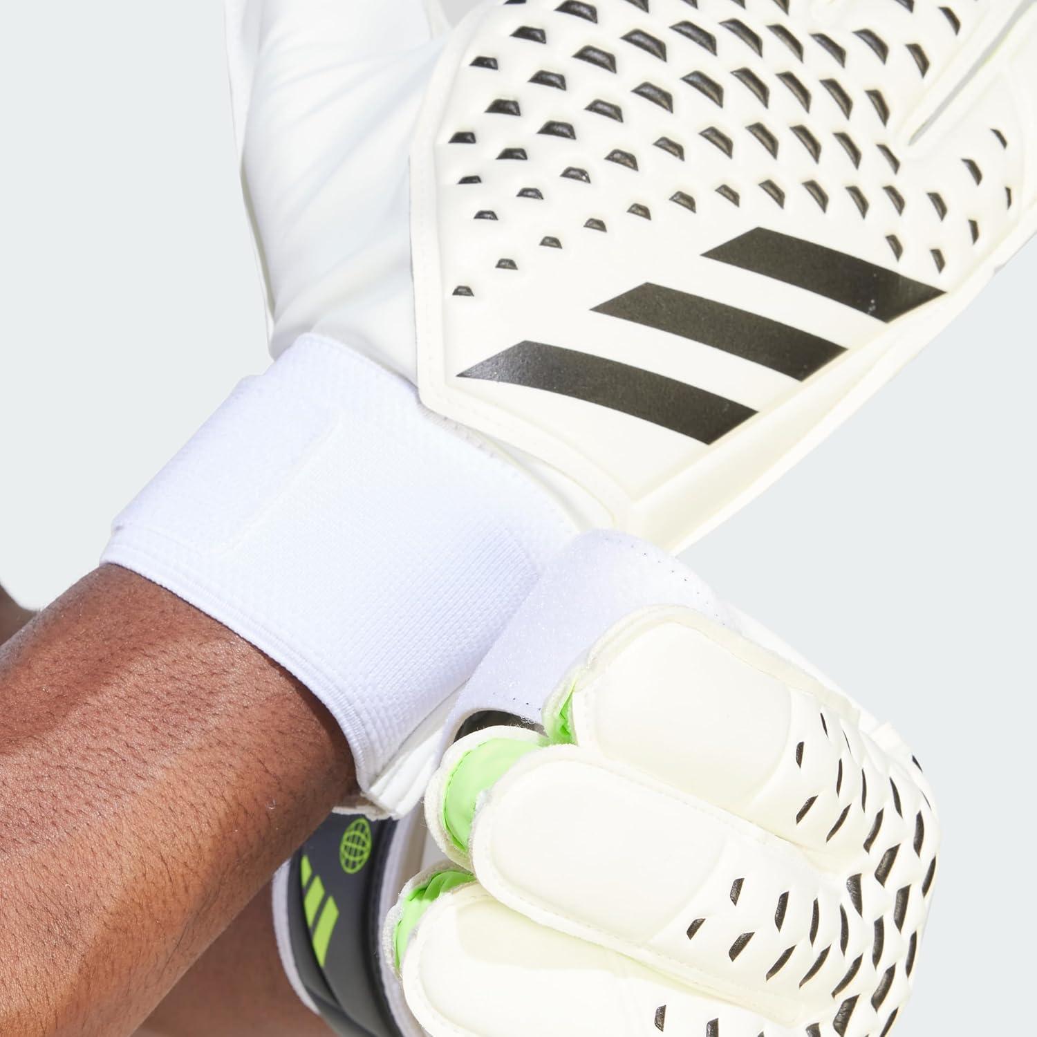 image:imageAdidas Predator Training Goalie Soccer GlovesWhiteLucid LemonBlack