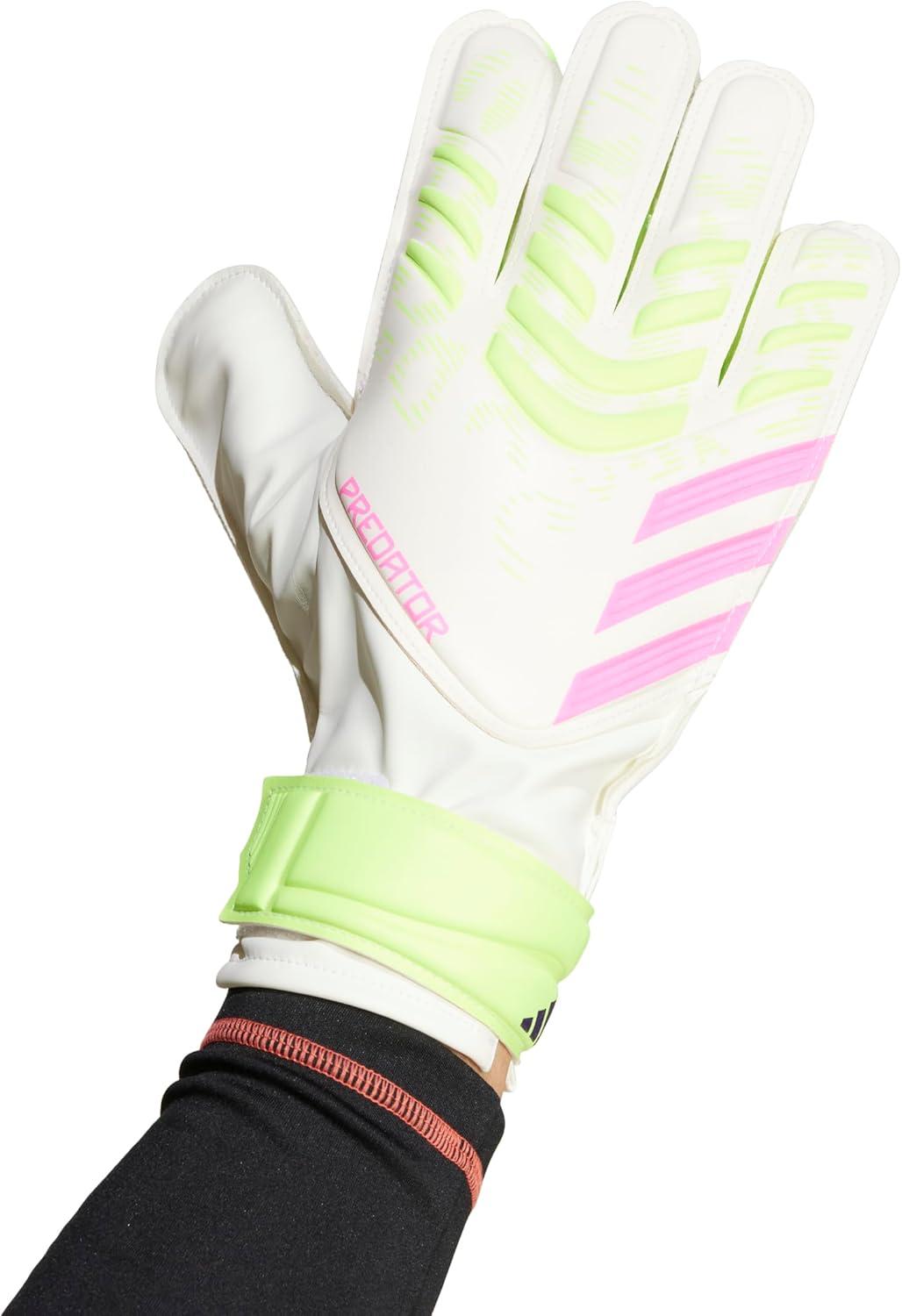 image:imageAdidas Predator Training Goalie Soccer GlovesWhiteWhiteLucid Lemon