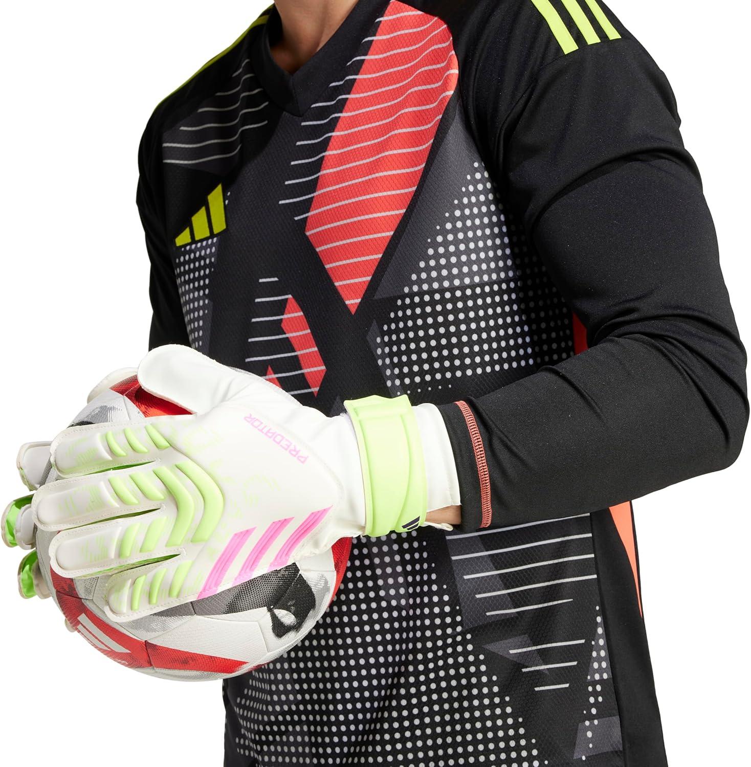 image:imageAdidas Predator Training Goalie Soccer GlovesWhiteWhiteLucid Lemon