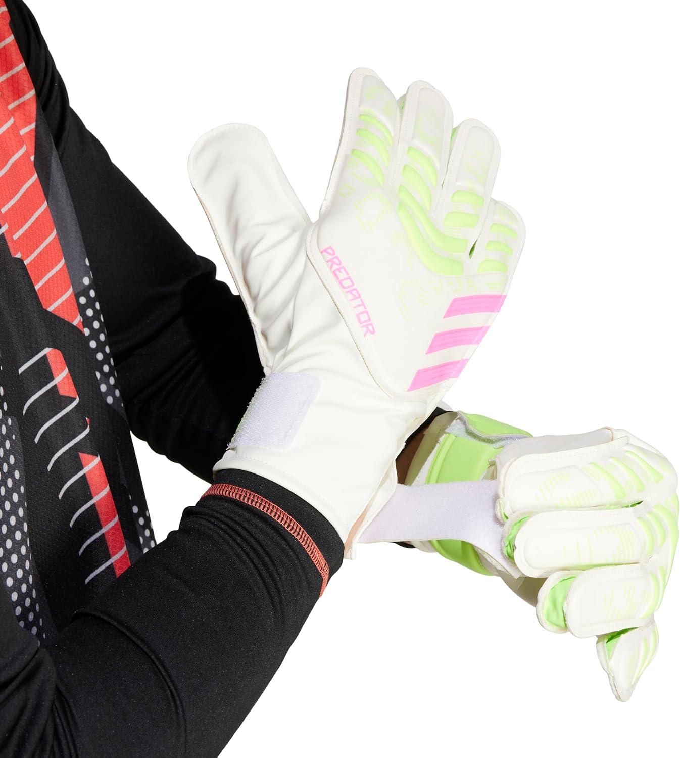 image:imageAdidas Predator Training Goalie Soccer GlovesWhiteWhiteLucid Lemon