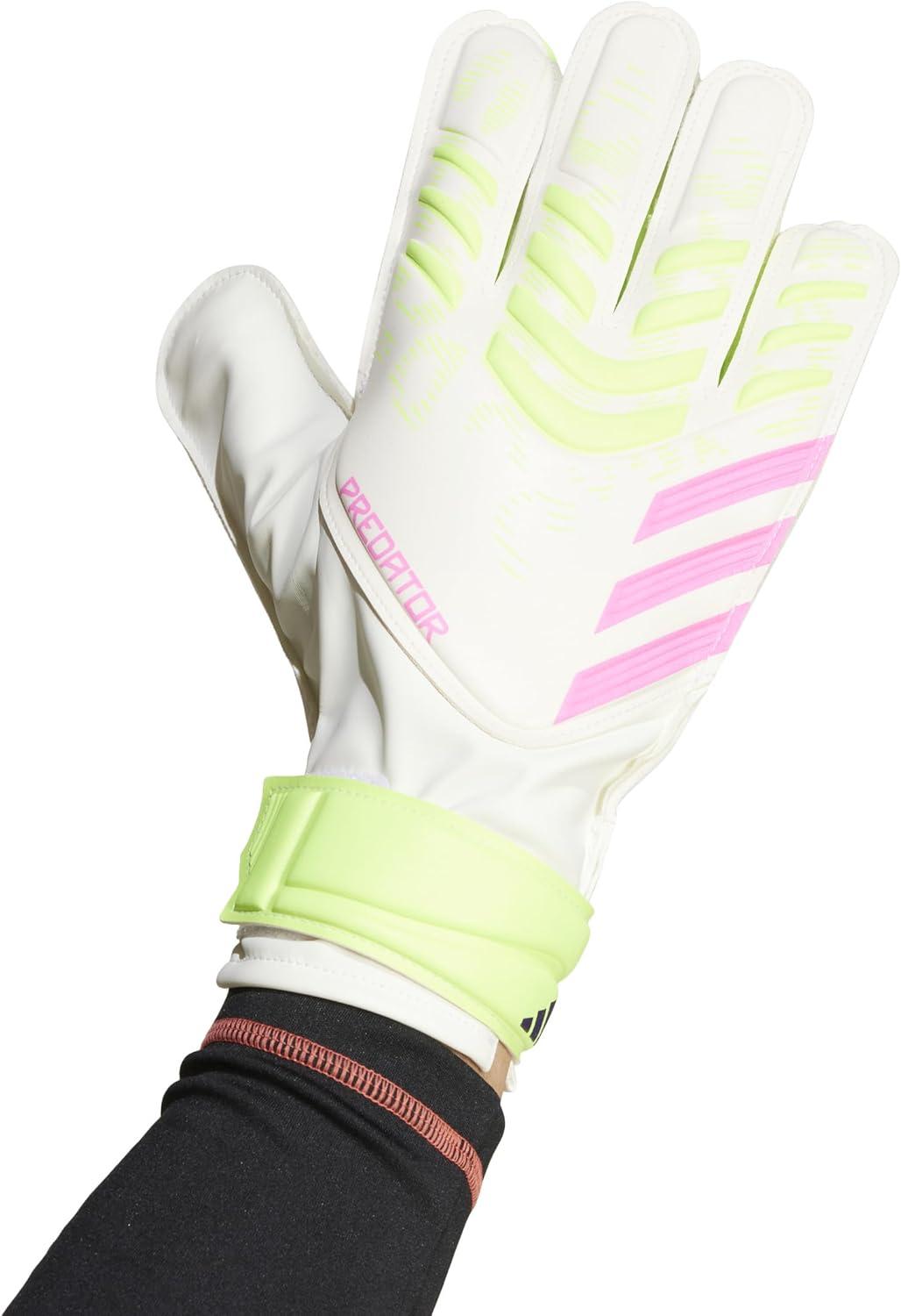 image:imageAdidas Predator Training Goalie Soccer GlovesWhiteWhiteLucid Lemon