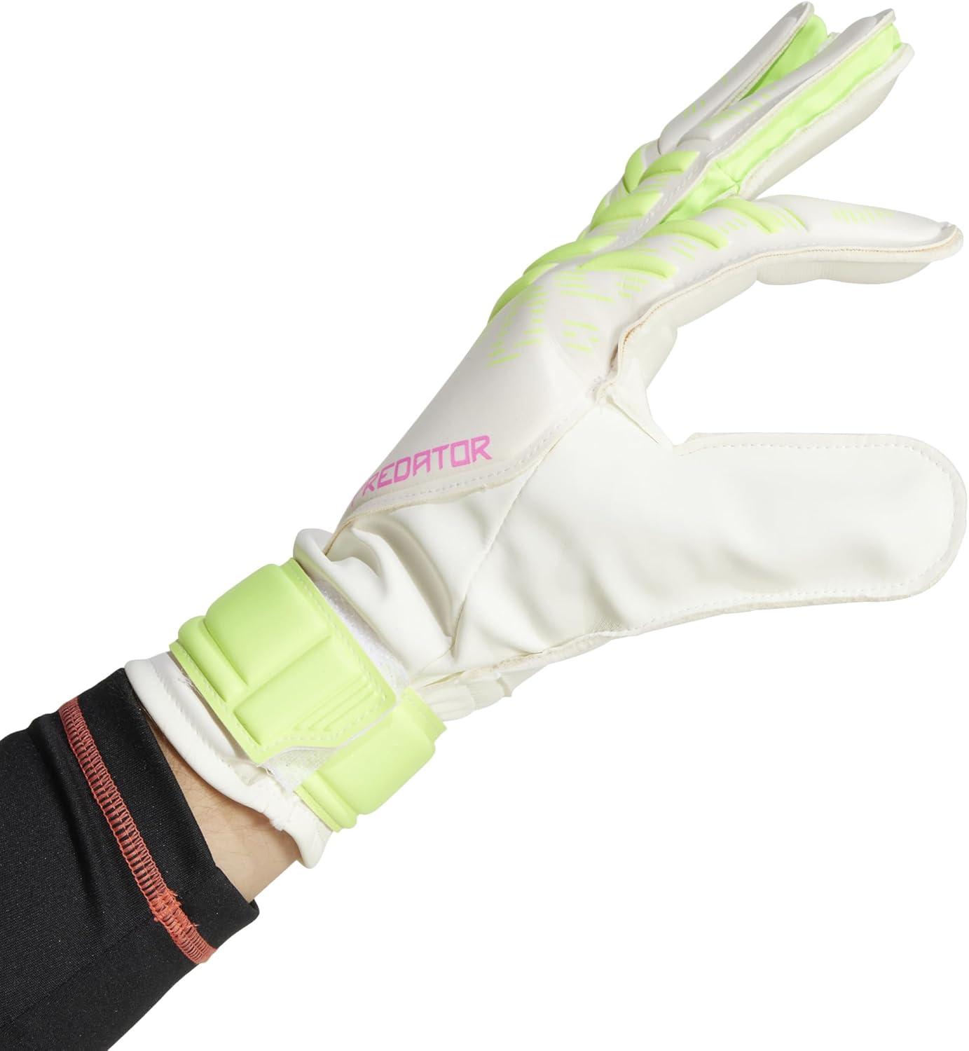 image:imageAdidas Predator Training Goalie Soccer GlovesWhiteWhiteLucid Lemon