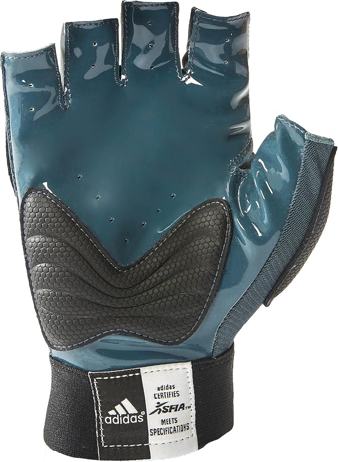 image:imageAdidas Scorch Destroy 2 Lineman Adult Gloves Half FingerGreyBlack
