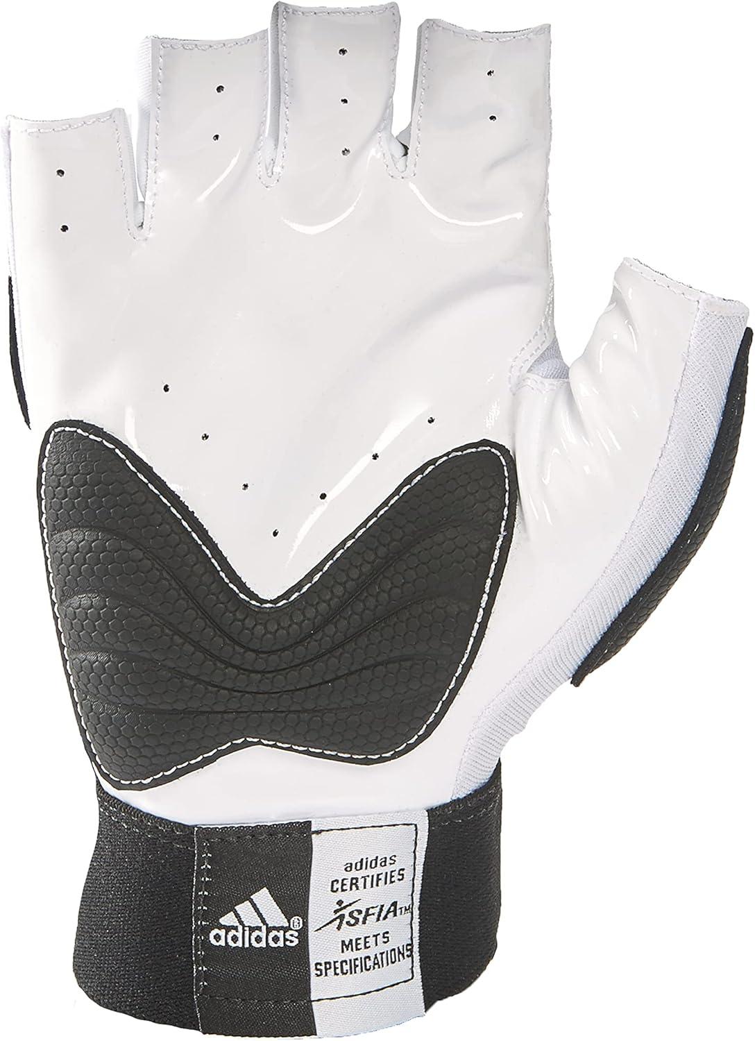 image:imageAdidas Scorch Destroy 2 Lineman Adult Gloves Half FingerWhiteBlack
