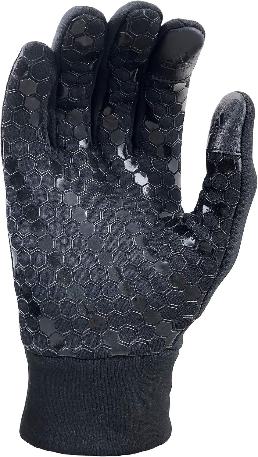 image:imageAdidas Shield 30 Running Reflective Gloves BlackLargeXLarge