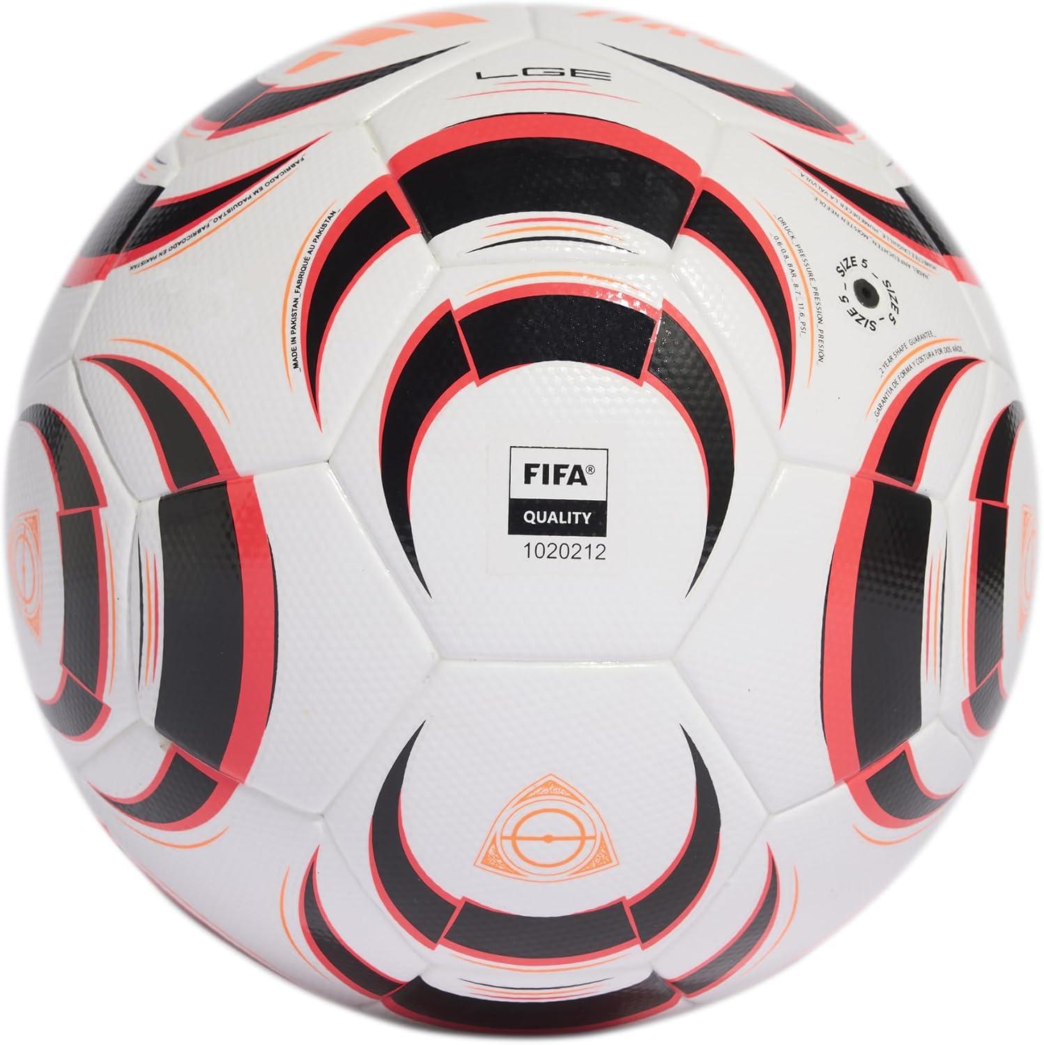 image:imageAdidas Tiro League Soccer BallWhiteBlackLucid Red