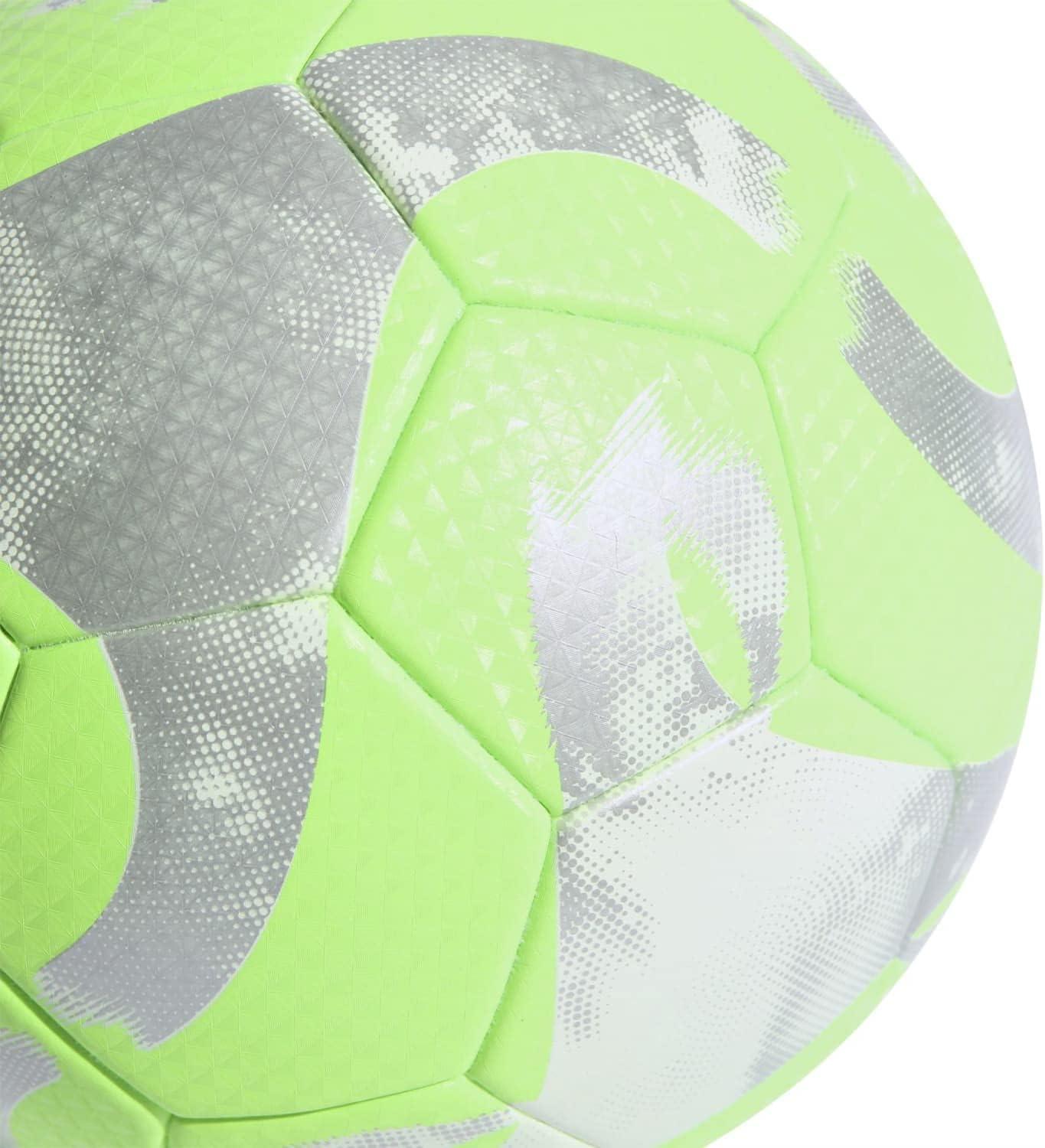 image:imageAdidas Tiro League Thermally Bonded BallSolar GreenSilver MetWhite