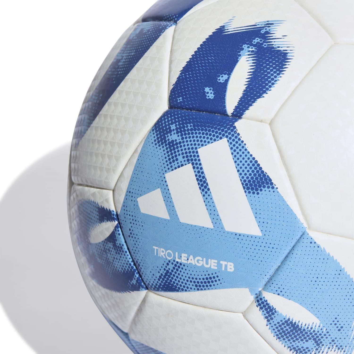 image:imageAdidas Tiro League Thermally Bonded BallWhiteRoyal BlueLite Blue