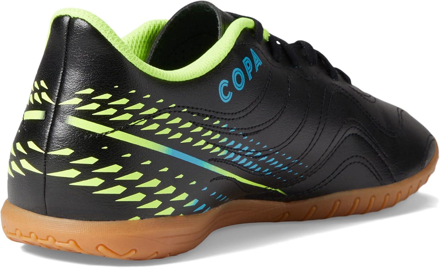 image:imageAdidas UnisexAdult Copa Sense4 IndoorSoccer ShoeBlackBright CyanTeam Solar Yellow