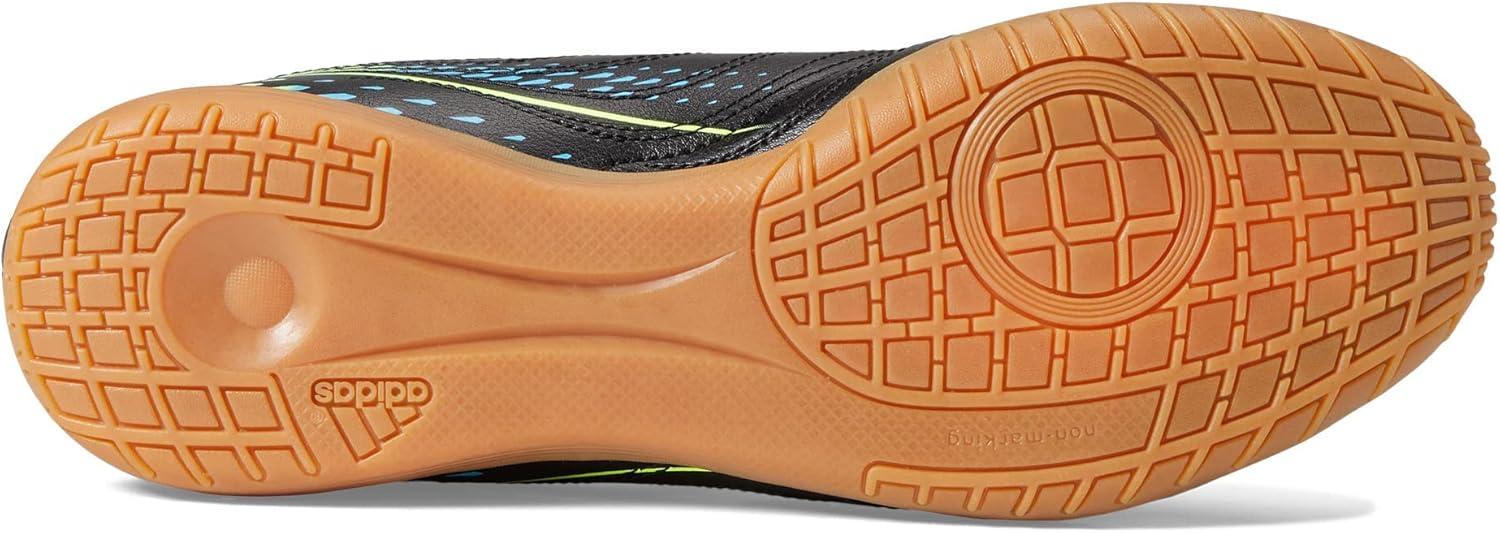 image:imageAdidas UnisexAdult Copa Sense4 IndoorSoccer ShoeBlackBright CyanTeam Solar Yellow