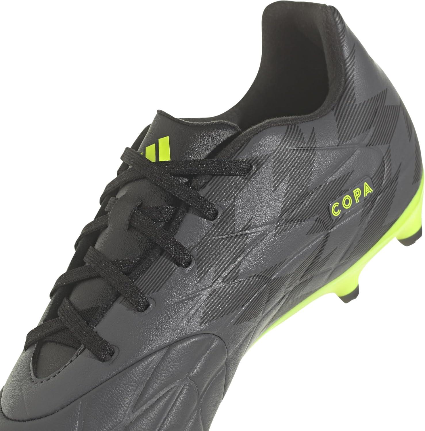 image:imageAdidas UnisexAdult Copa Sense4 IndoorSoccer ShoeCore BlackTeam Solar YellowGrey Five
