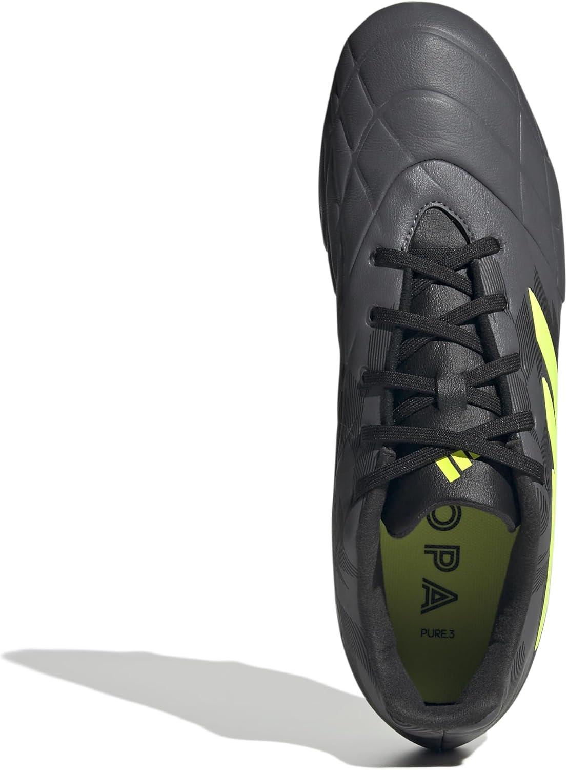 image:imageAdidas UnisexAdult Copa Sense4 IndoorSoccer ShoeCore BlackTeam Solar YellowGrey Five