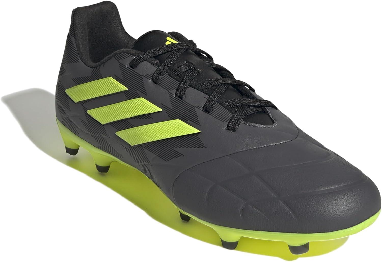 image:imageAdidas UnisexAdult Copa Sense4 IndoorSoccer ShoeCore BlackTeam Solar YellowGrey Five