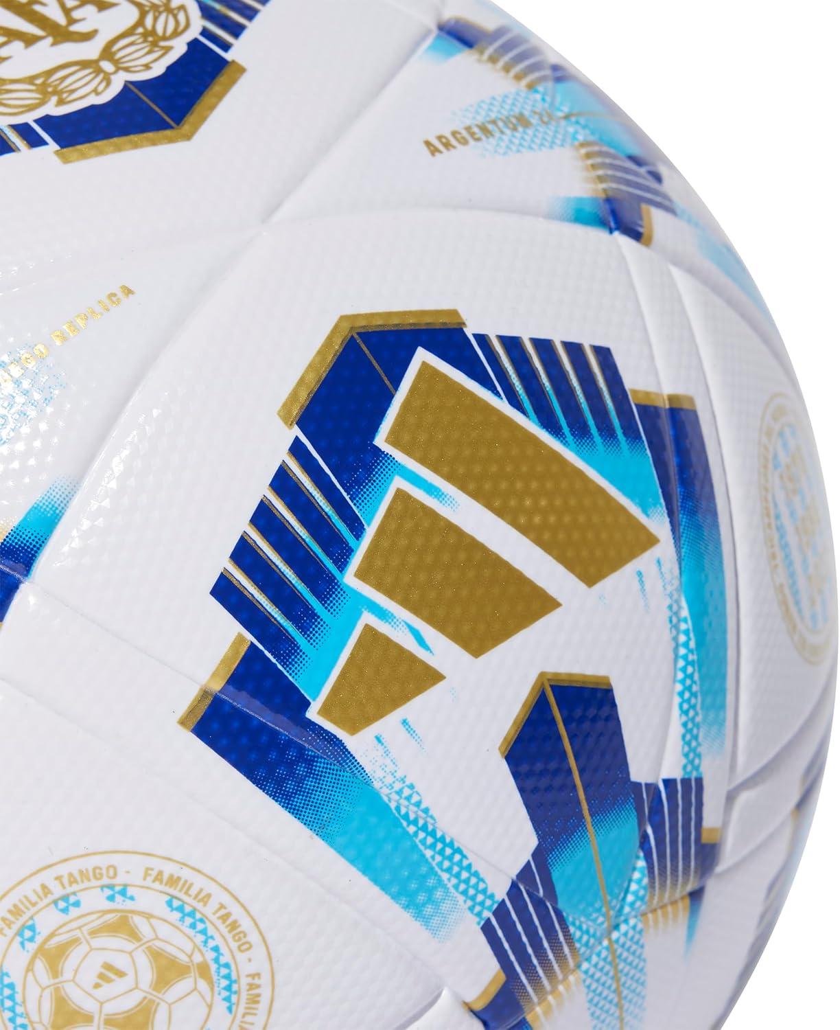 image:imageadidas Argentina 24 League Ball Seamless Construction Resilient Butyl Bladder Official Size 45 Argentina Printed Crest4