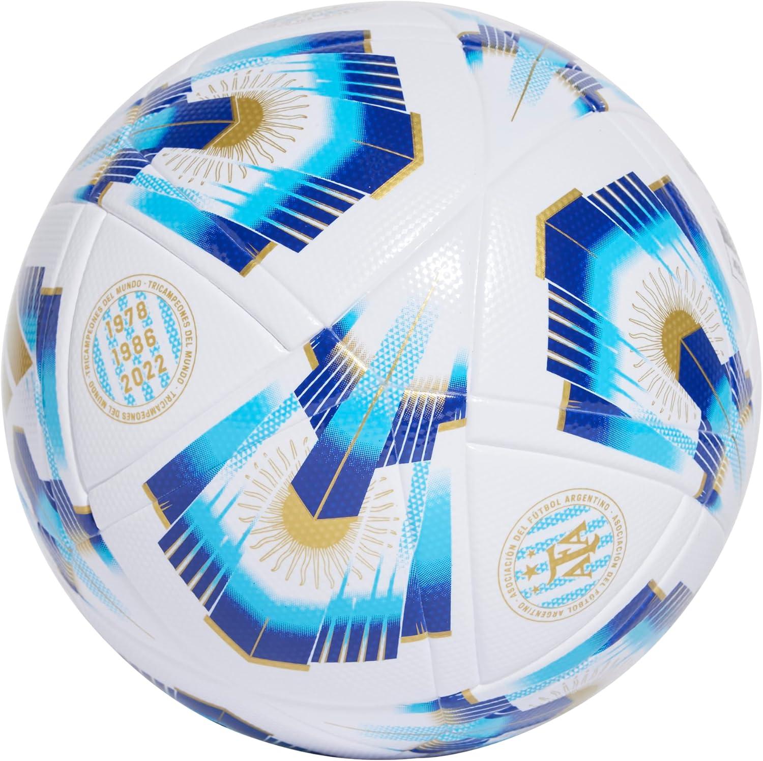 image:imageadidas Argentina 24 League Ball Seamless Construction Resilient Butyl Bladder Official Size 45 Argentina Printed Crest5