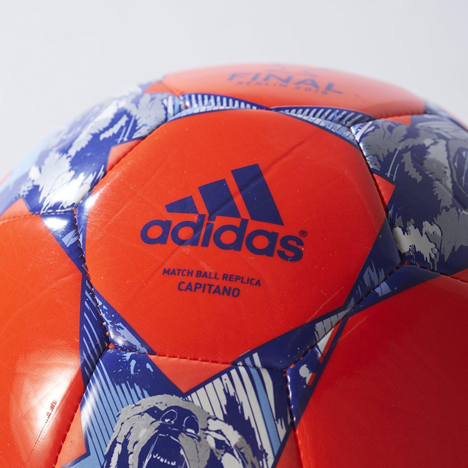 image:imageadidas Performance Finale Berlin Capitano Soccer Ball2015 Solar RedNight Flash PurpleWhite