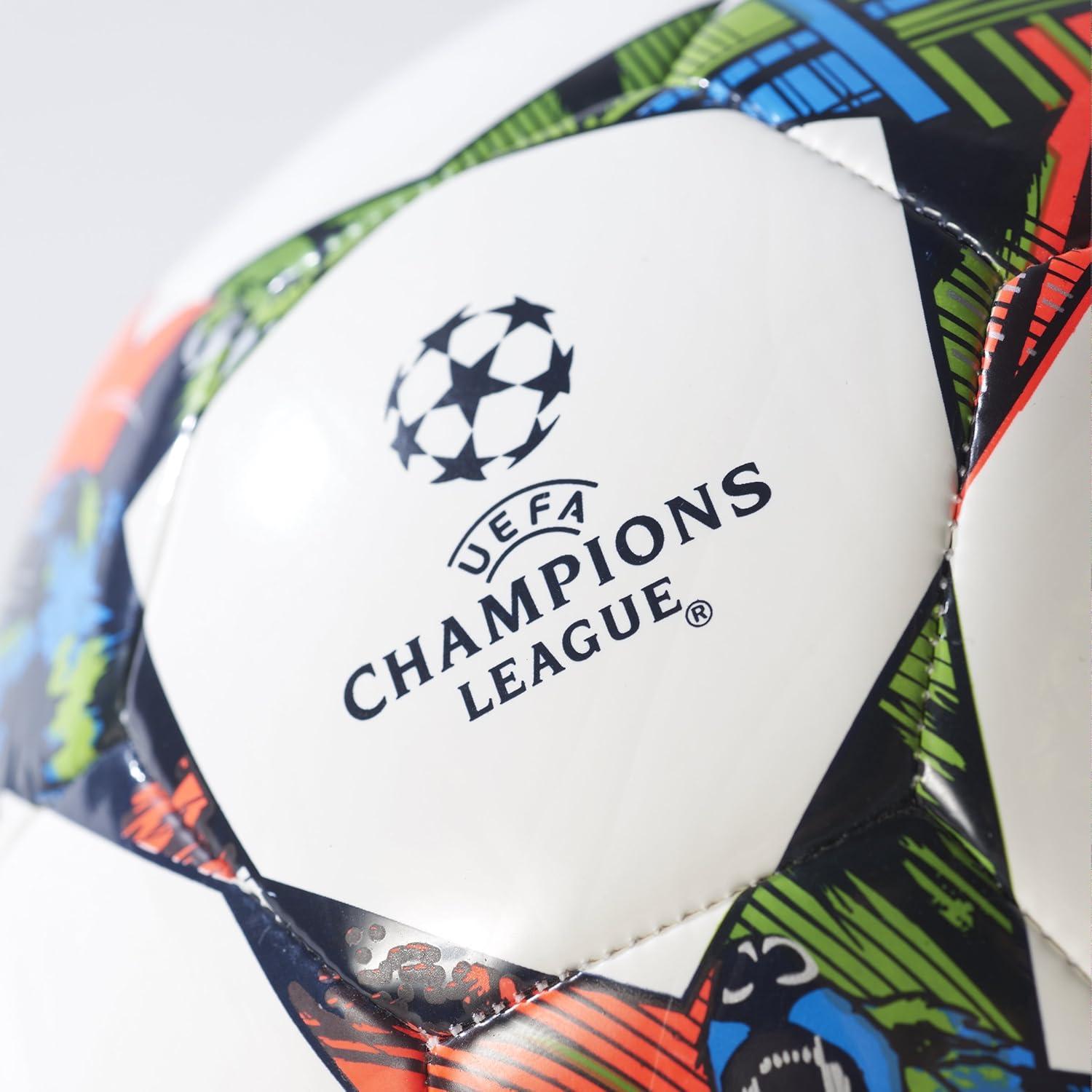image:imageadidas Performance Finale Berlin Capitano Soccer Ball2015 WhiteSolar BlueFlash Green