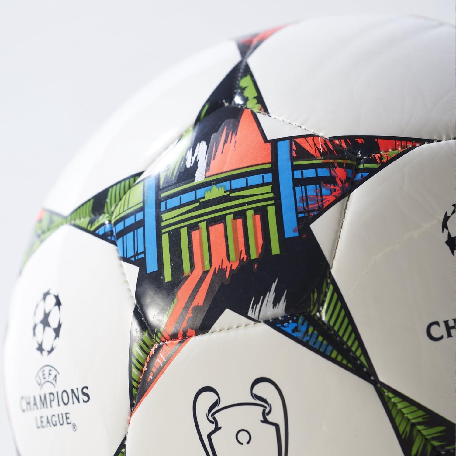 image:imageadidas Performance Finale Berlin Capitano Soccer Ball2015 WhiteSolar BlueFlash Green