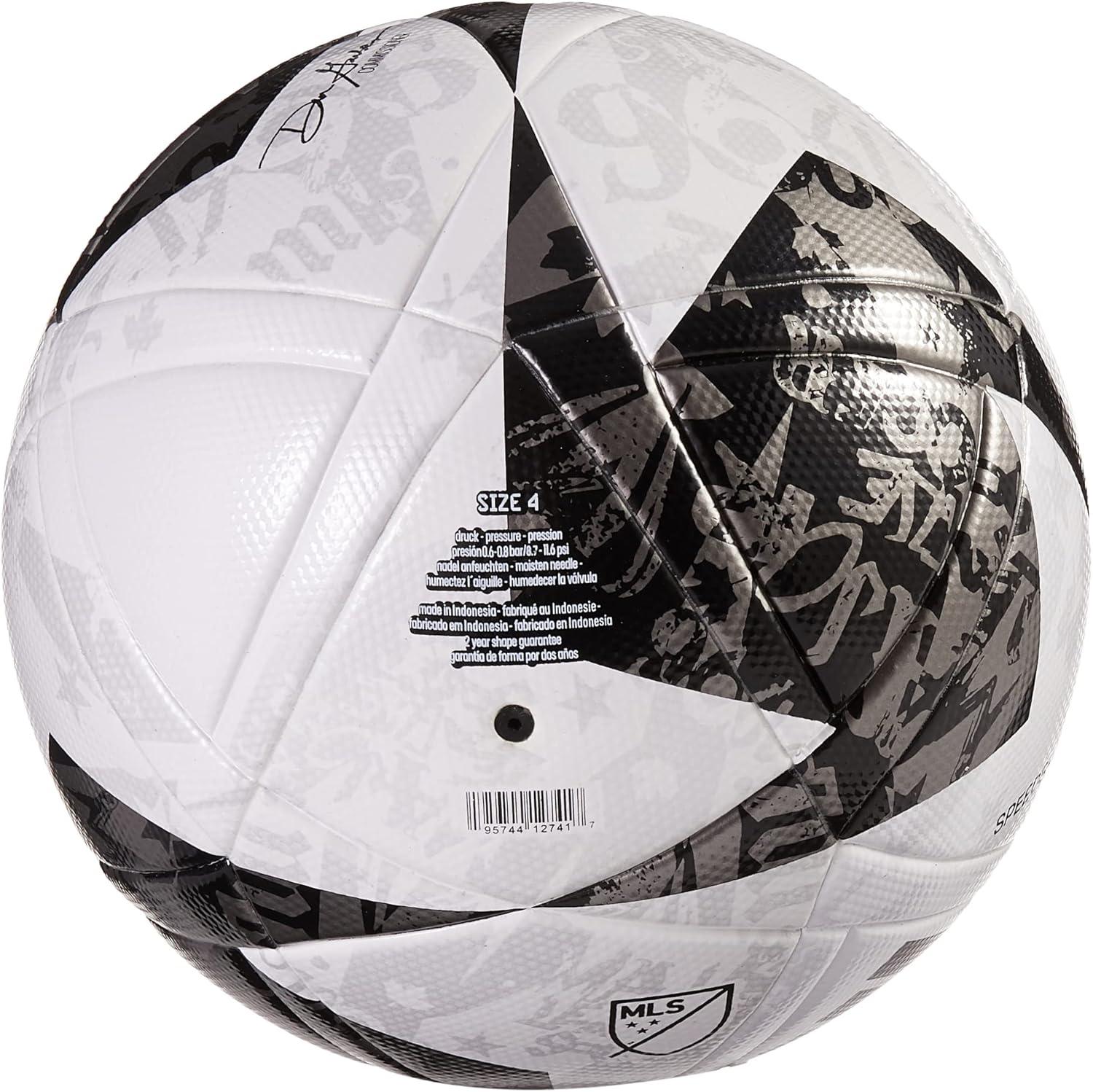 image:imageadidas UnisexAdult MLS League Nativo Ball WhiteBlackIron Metallic 4