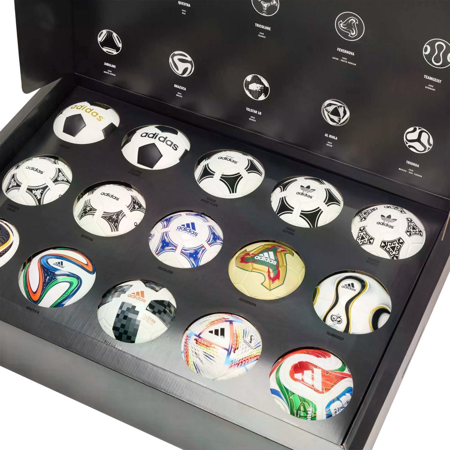 image:imageadidas World Cup Historical Ball Set Limited Edition Collection of Iconic World Cup Match Balls in Pro Mini and Club Variants1