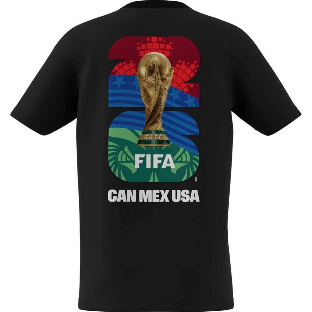 image:imageAdidas Boys FIFA World Cup 26 Match Ball Graphic TShirtBlack