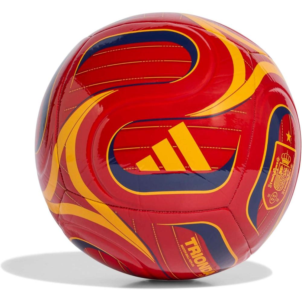 image:imageAdidas FIFA World Cup 26 Trionda Soccer BallVivid RedTeam Power RedCrew YellowSpain