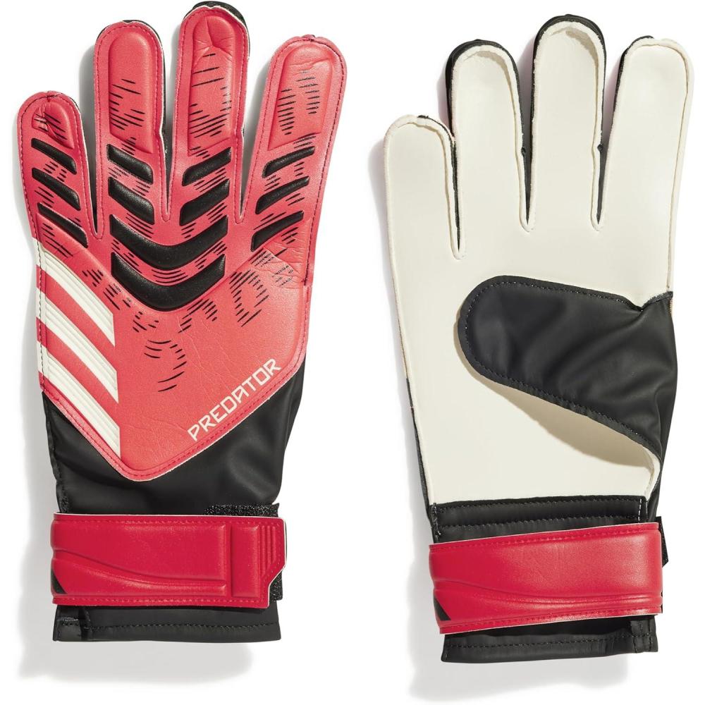 image:imageAdidas Predator Training Goalie Soccer GlovesBlackLucid RedBlack