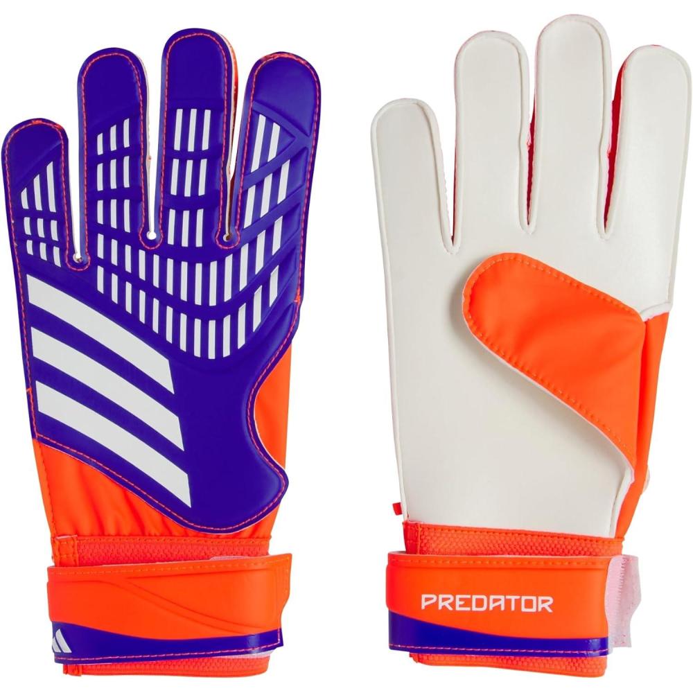 image:imageAdidas Predator Training Goalie Soccer GlovesLucid BlueSolar RedWhite