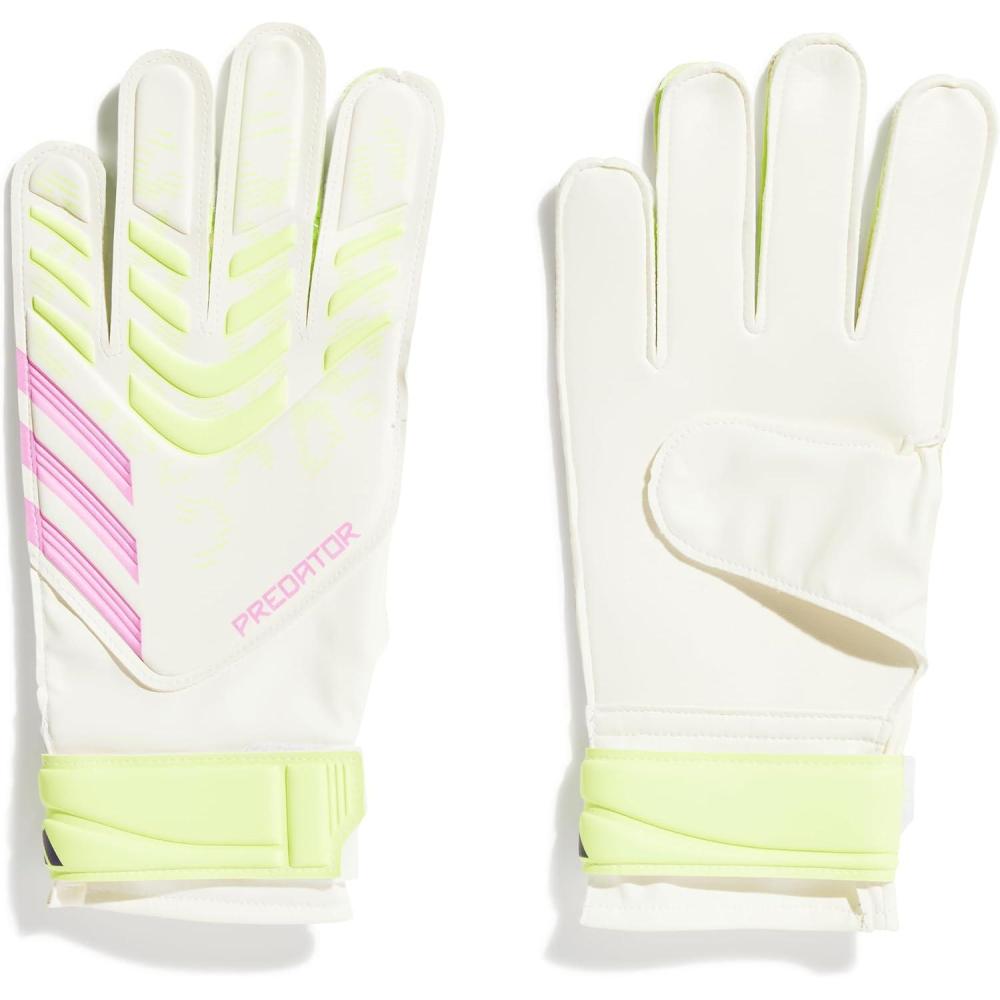 image:imageAdidas Predator Training Goalie Soccer GlovesWhiteWhiteLucid Lemon