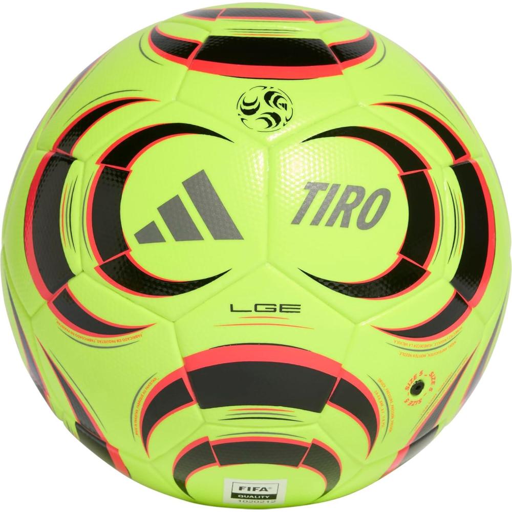 image:imageAdidas Tiro League Soccer BallLucid LemonBlackLucid RedIron Metallic