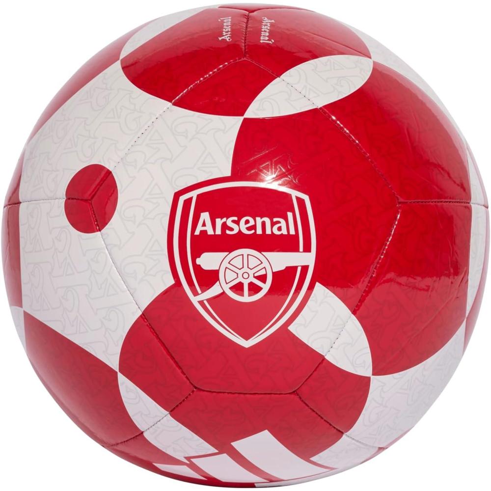 image:imageAdidas UnisexAdult Arsenal FC Home Club Soccer Ball WhiteBetter ScarletTeam Power Red 5