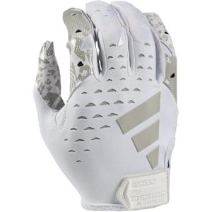 Adidas Adizero 13 Football Receiver Gloves(White/Silver)