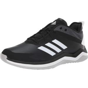 adidas Men’s Speed Trainer 4 Baseball Shoe(Black/Crystal White/Carbon)