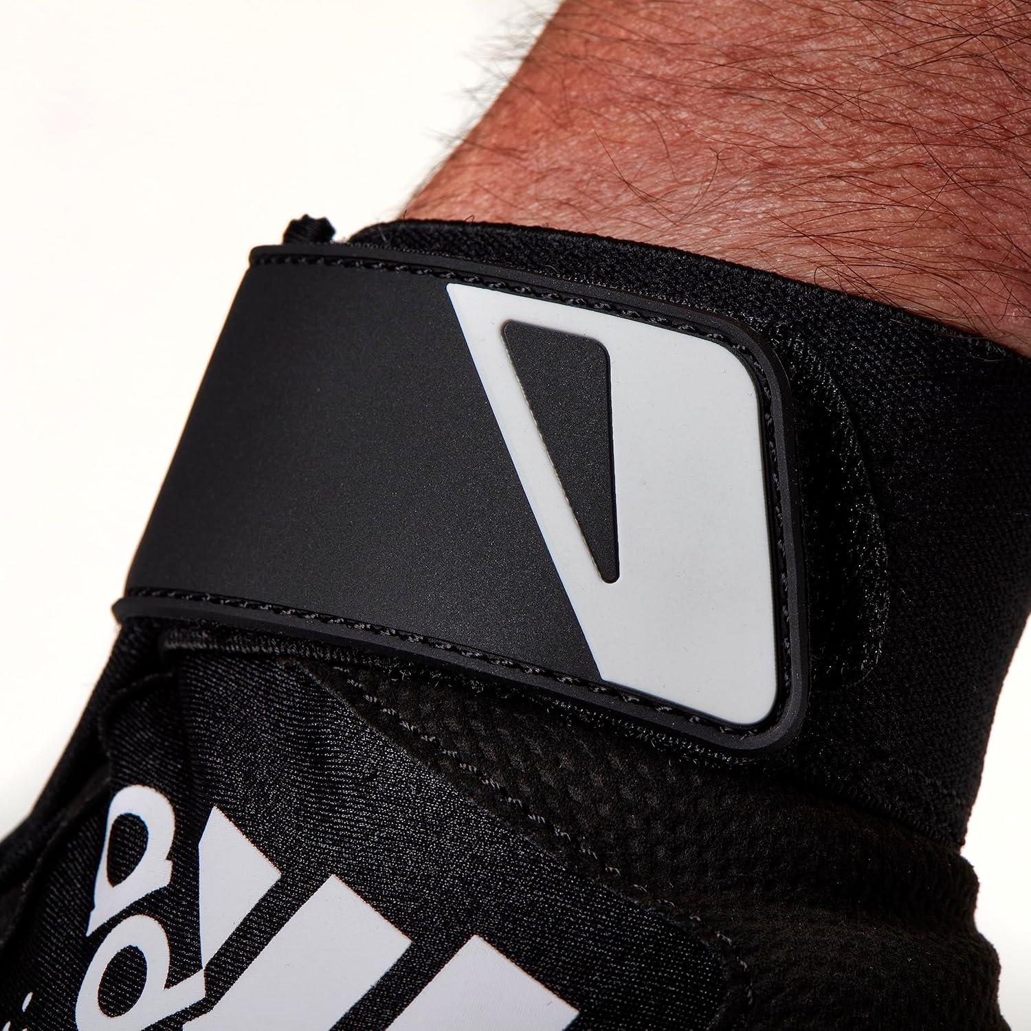 image:imageAdidas Diamond King 30 Leather Batting GloveBlackWhite