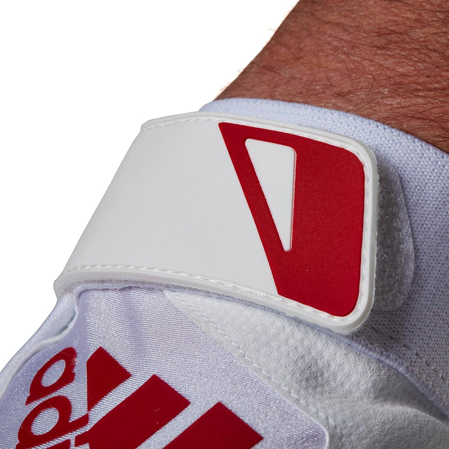 image:imageAdidas Diamond King 30 Leather Batting GloveWhiteRed