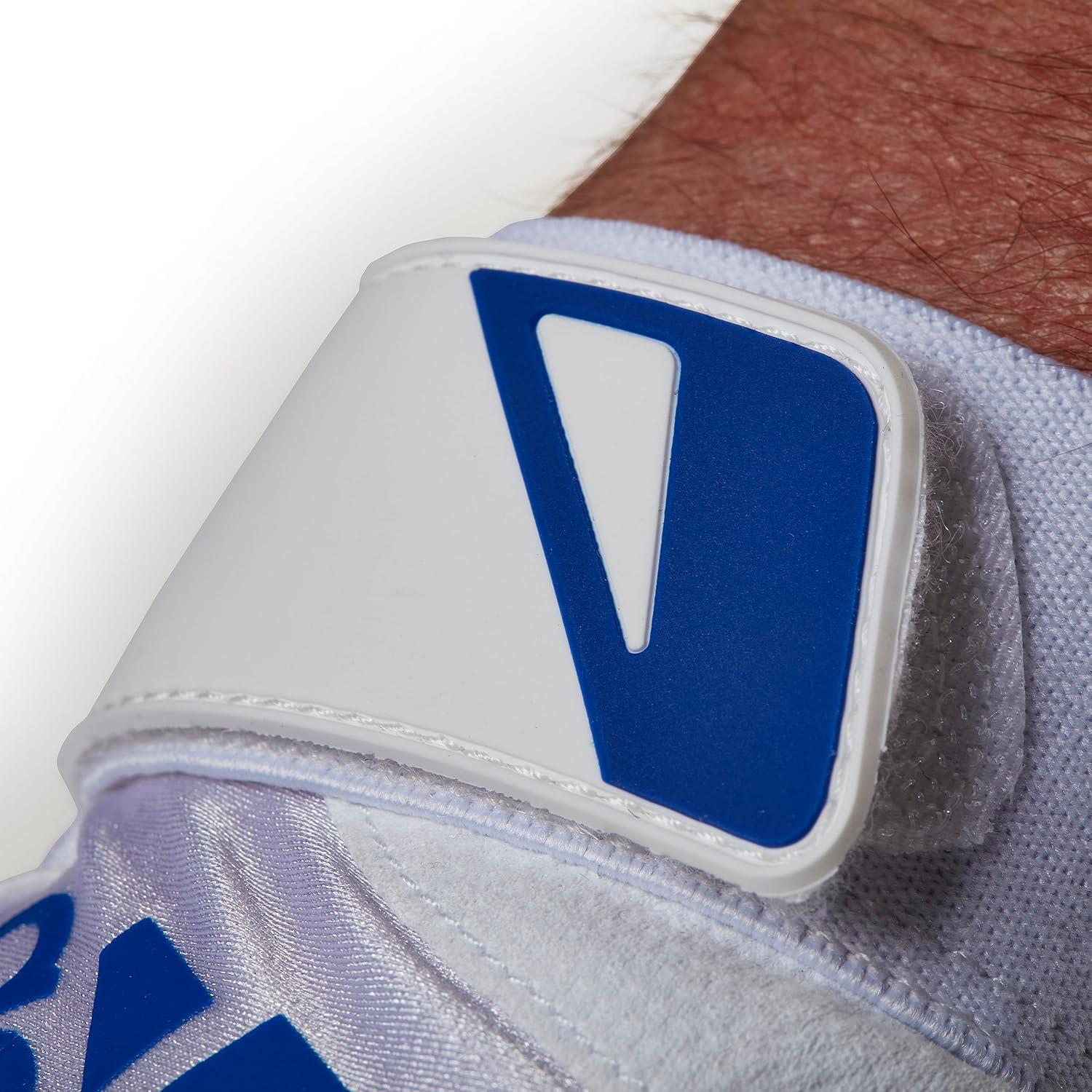 image:imageAdidas Diamond King 30 Leather Batting GloveWhiteRoyal