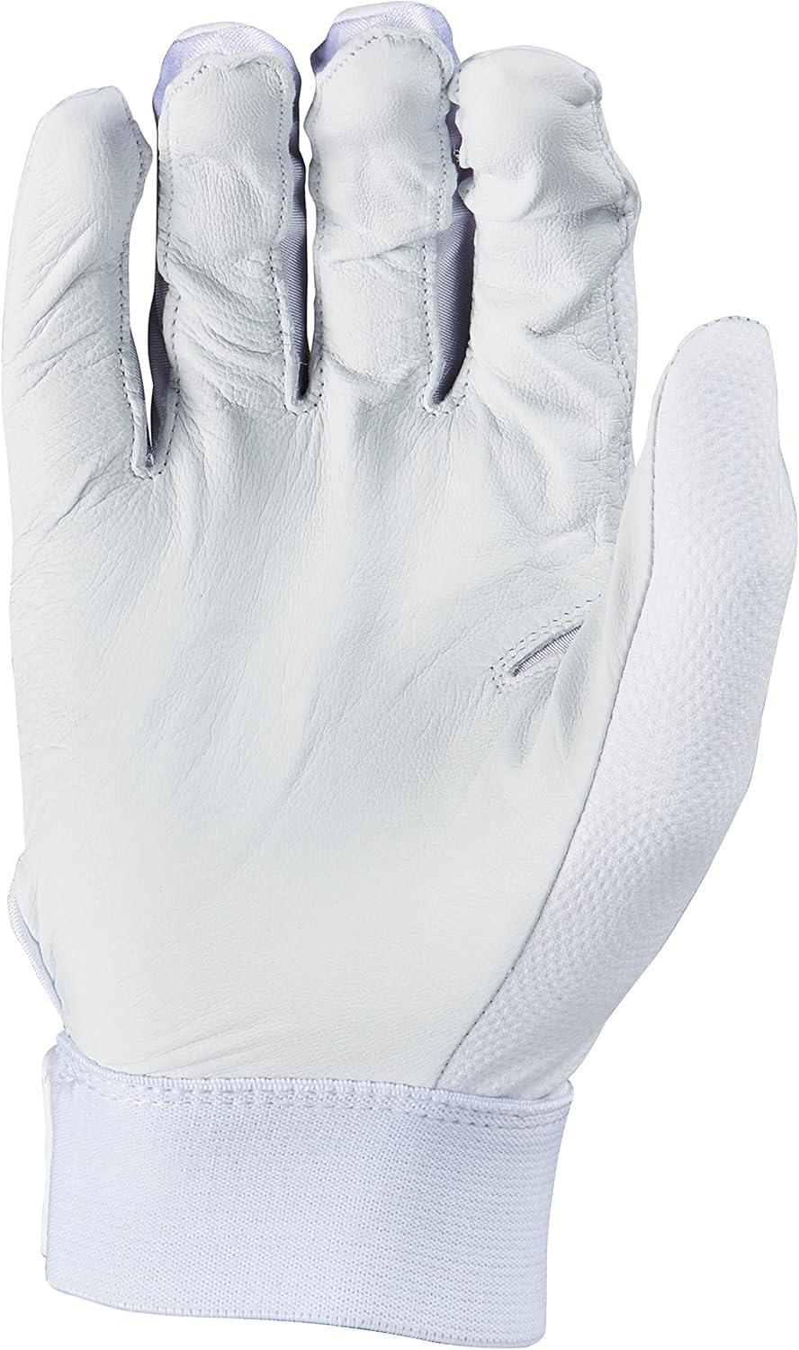 image:imageAdidas Diamond King 30 Leather Batting GloveWhiteRoyal