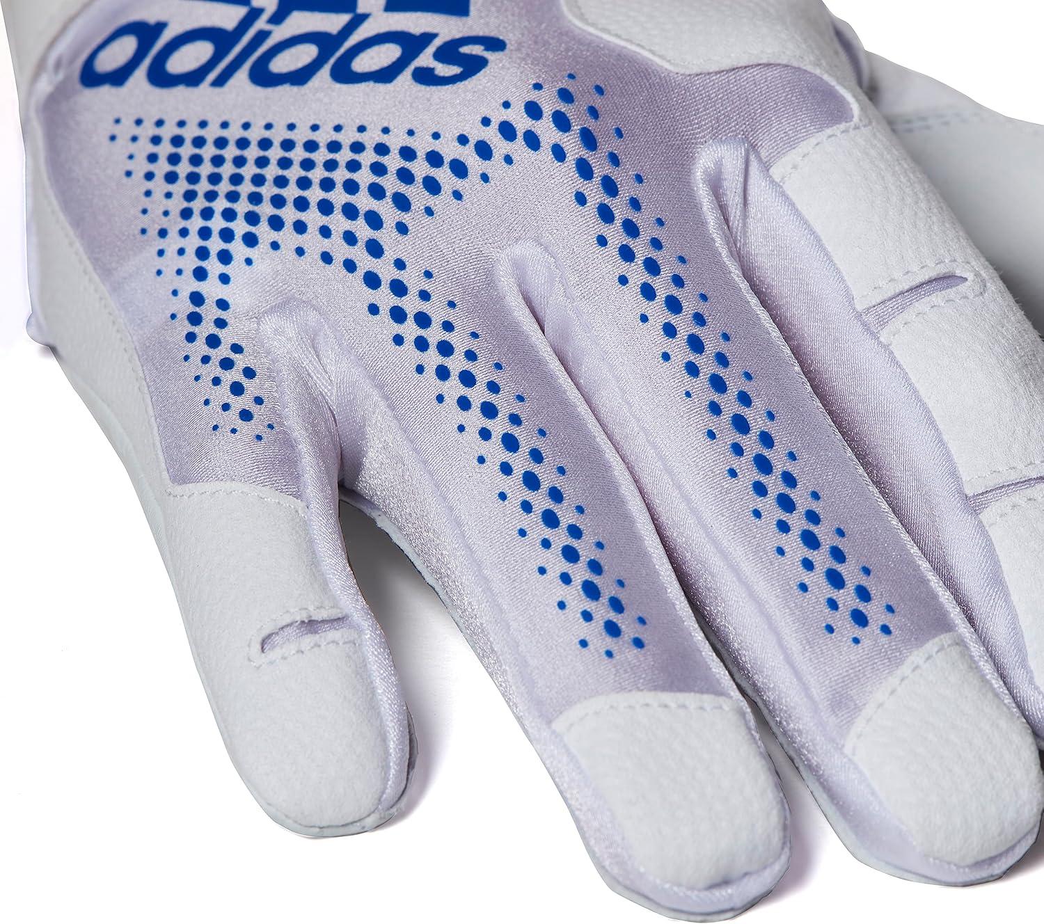 image:imageAdidas Diamond King 30 Leather Batting GloveWhiteRoyal