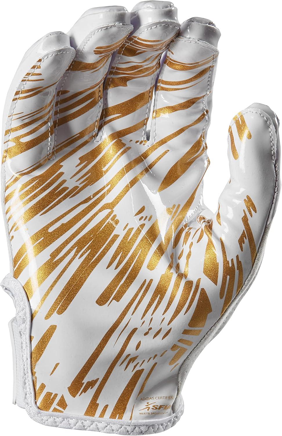 image:imageAdidas Freak 60 Padded Receiver Football Gloves04 White Metallic Gold