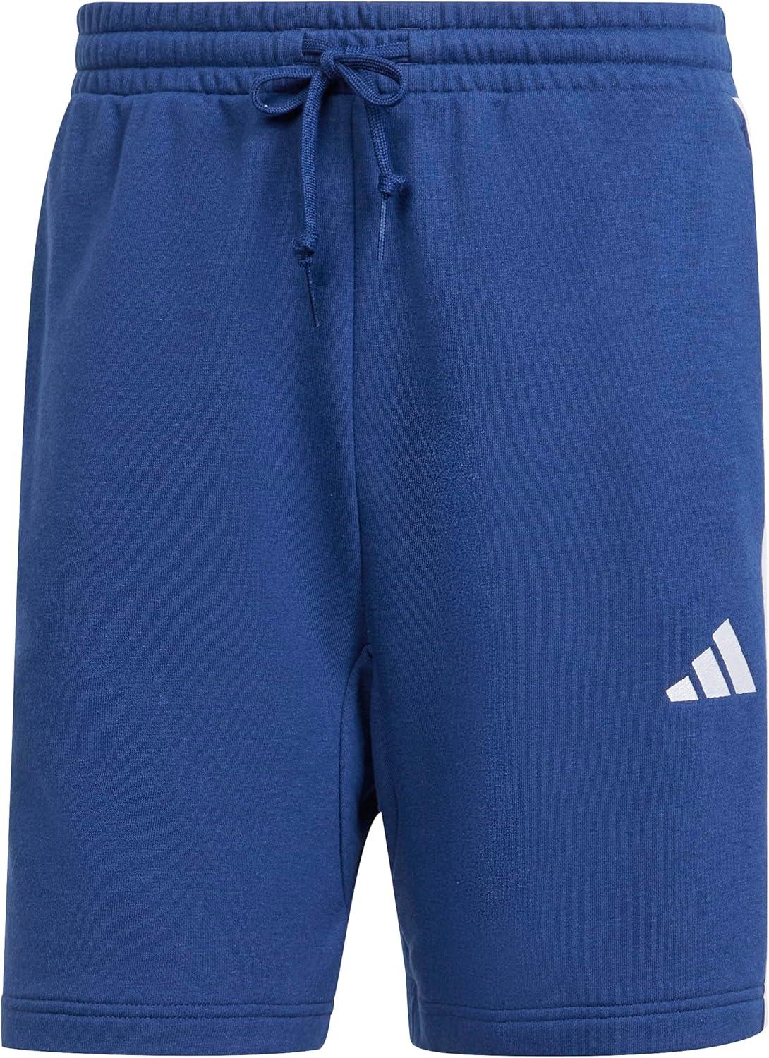 image:imageAdidas Mens Essentials 3Stripes French Terry 7inch ShortsDark BlueWhite