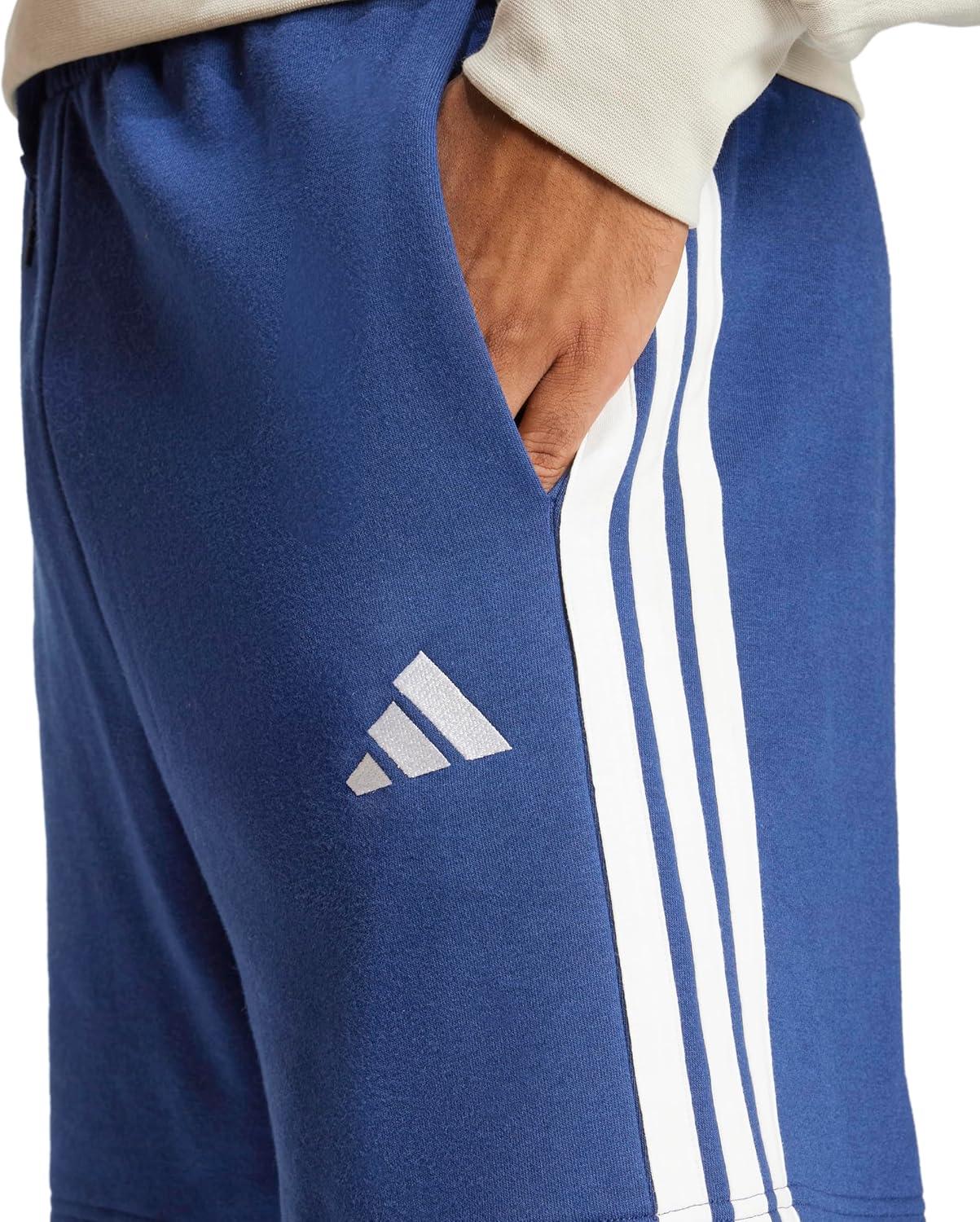 image:imageAdidas Mens Essentials 3Stripes French Terry 7inch ShortsDark BlueWhite