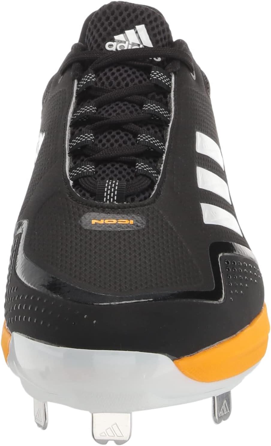 image:imageAdidas Mens Icon 7Baseball ShoeBlackWhiteTeam Collegiate Gold