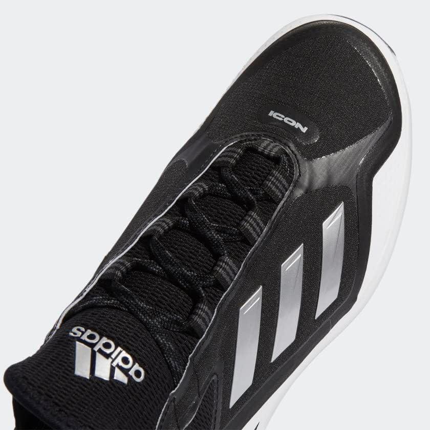 image:imageAdidas Mens Icon 7Baseball ShoeCblackSilvmtFtwwht